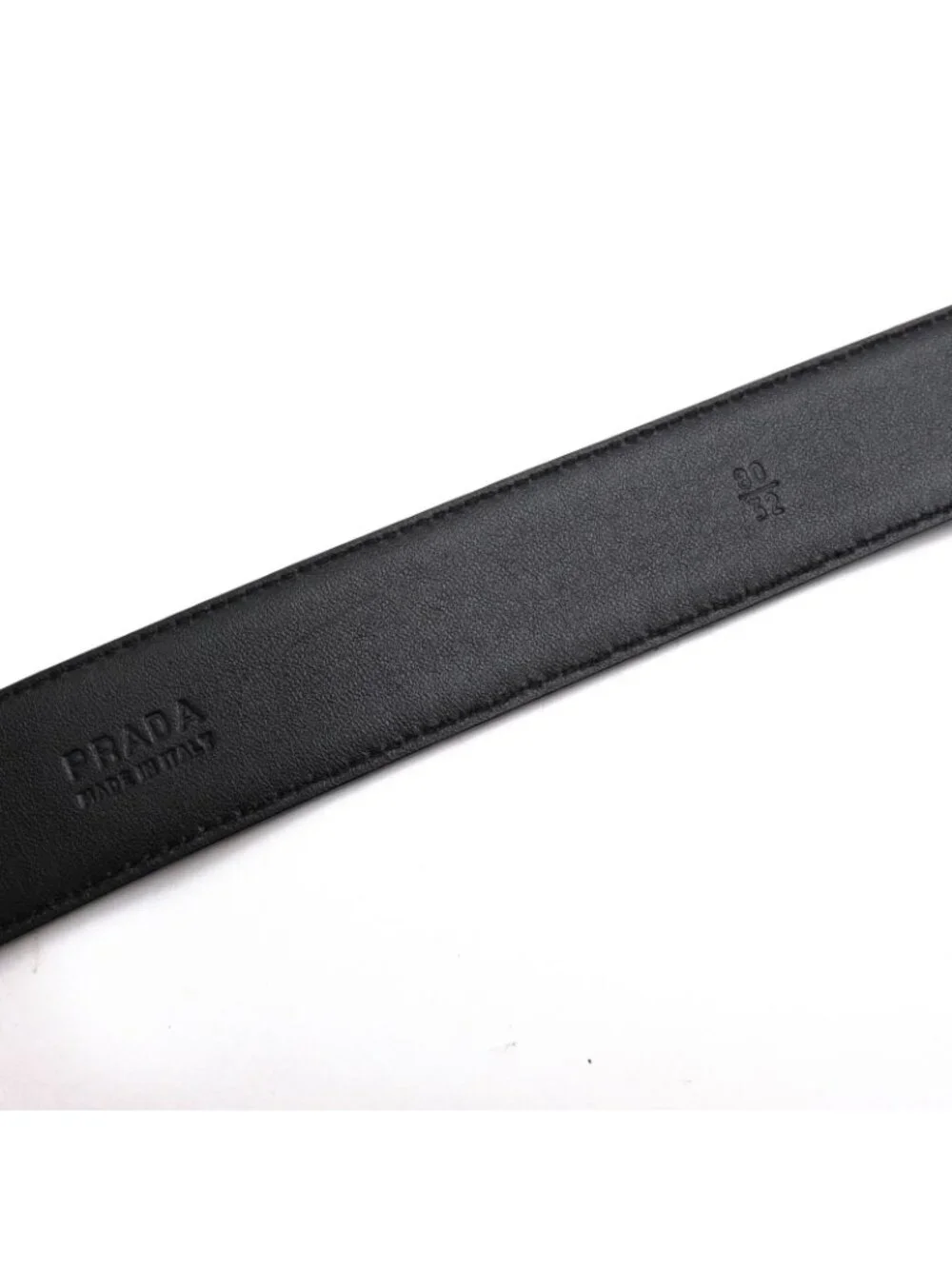 Prada Belt Business Leather Black